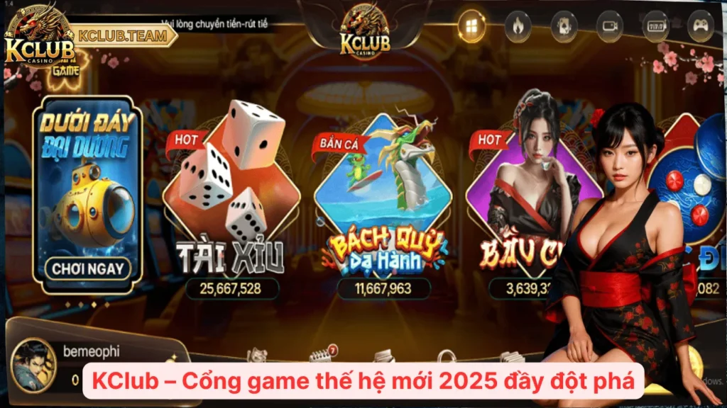 KClub – Cổng game thế hệ mới 2025 đầy đột phá