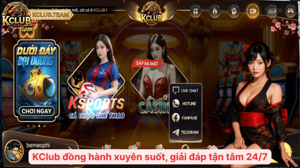 KClub đồng hành xuyên suốt, giải đáp tận tâm 24/7