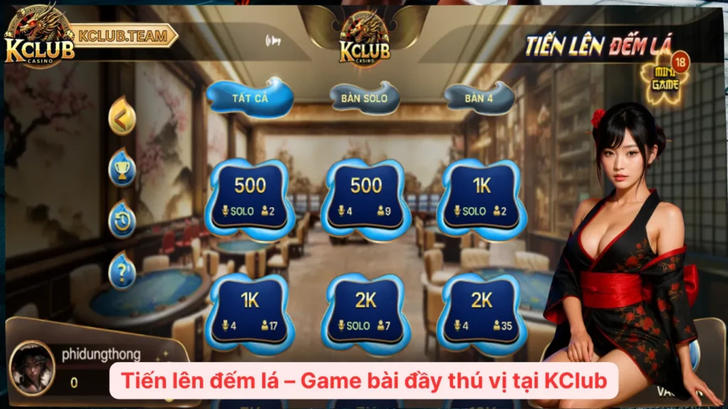 Chiến Thuật Tiến Lên Đếm Lá – Ăn Tiền Đậm Dù Bài Nhỏ 1 Tiến lên đếm lá – Game bài đầy thú vị tại KClub