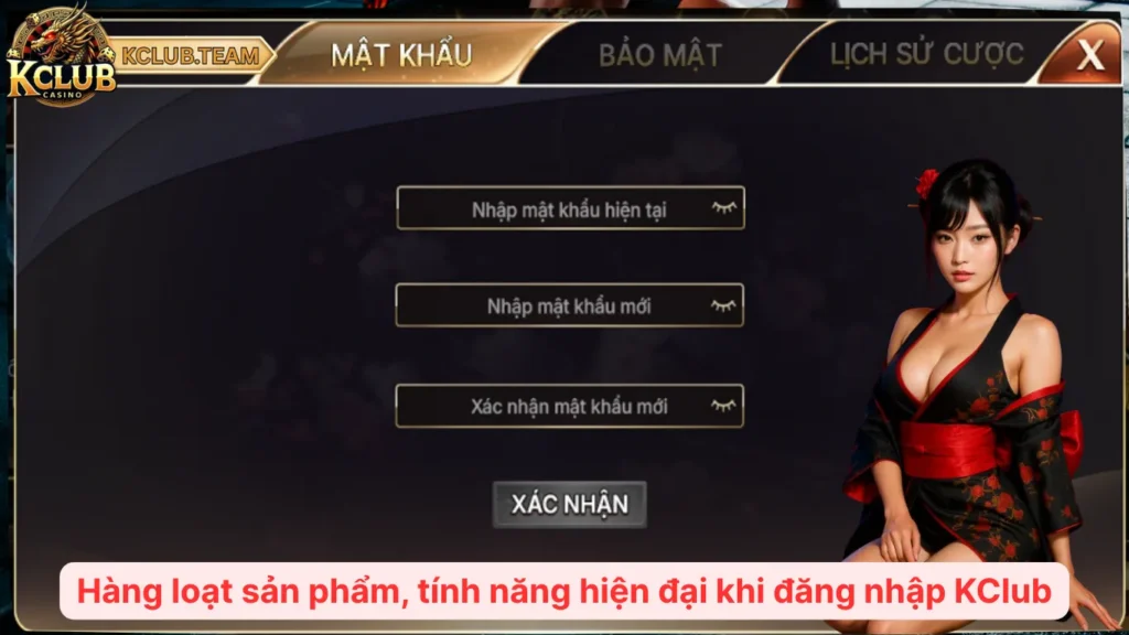 Hàng loạt sản phẩm, tính năng hiện đại khi đăng nhập KClub